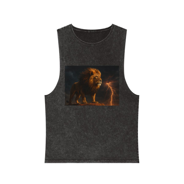 Unyielding Spirit - Unisex Stonewash Tank Top
