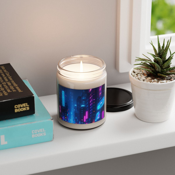 Cyberpunk Dreamscape - Scented Soy Candle, 9oz