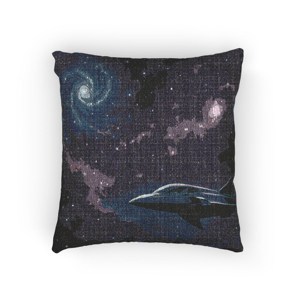 Galactic Odyssey - Woven Pillow