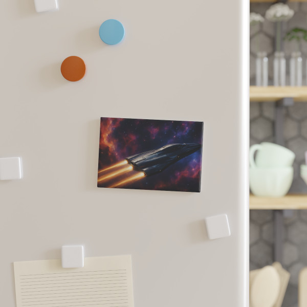 Galactic Voyager - Button Magnet, Rectangle (1 & 10 pcs)