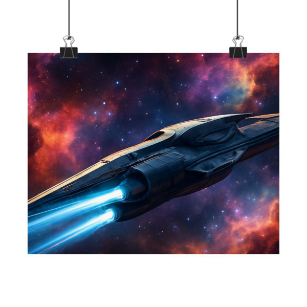 Galactic Voyager - Matte Horizontal Posters