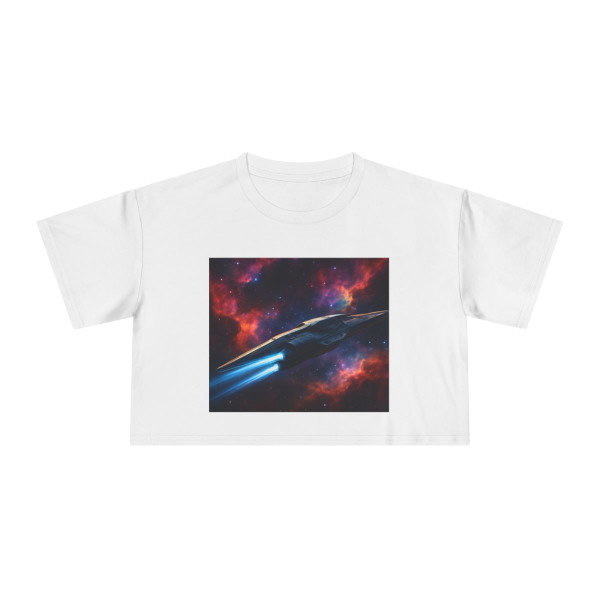 Galactic Voyager - Women's Crop Tee