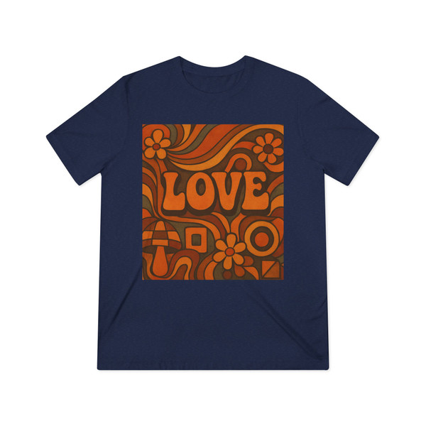 Groovy '70s Psychedelic Pop - Unisex Triblend Tee