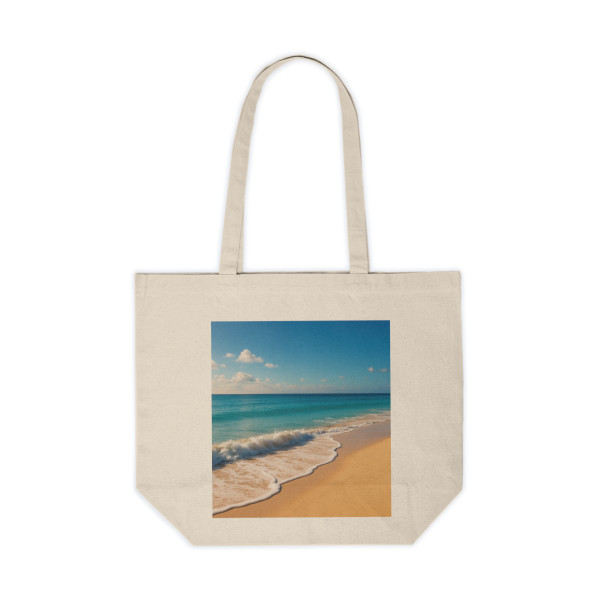 Serene Coastal Bliss - Canvas Shopping Tote