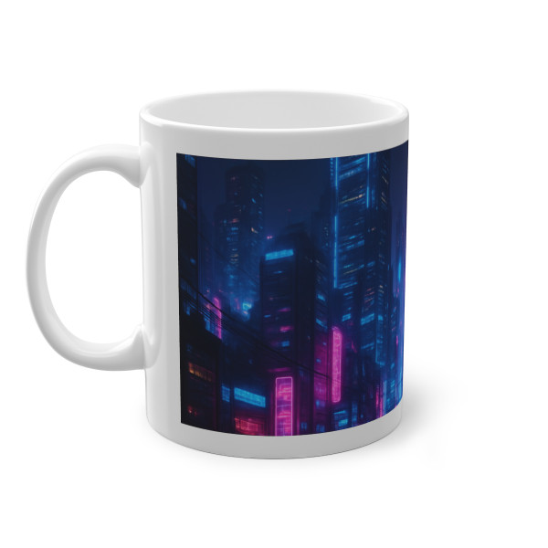 Cyberpunk Dreamscape - Standard Mug, 11oz