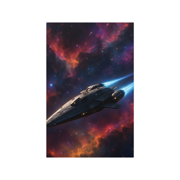 Galactic Voyager - Vertical and Horizontal Matte Posters