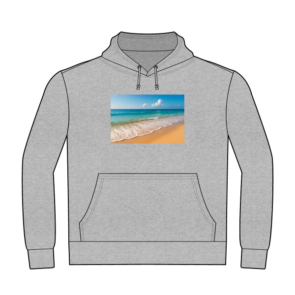 Serene Coastal Bliss - Unisex Heavyweight Pullover Hoodie