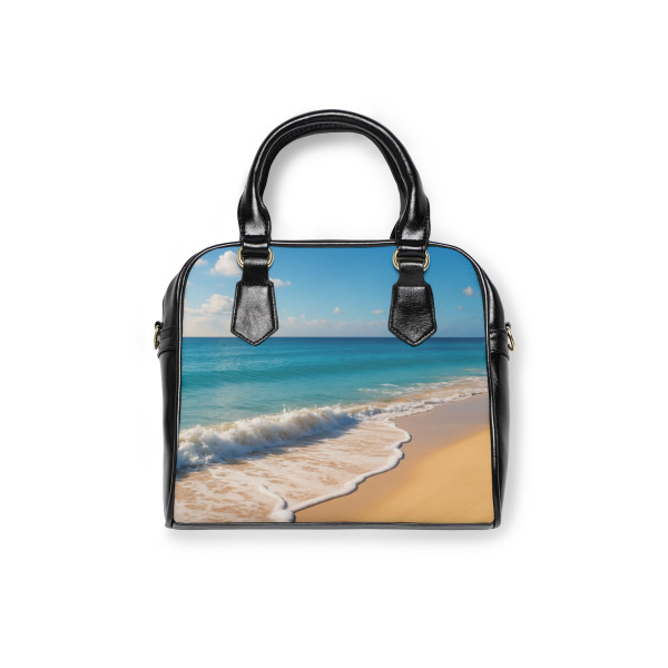 Serene Coastal Bliss - Shoulder Handbag