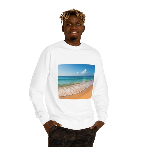 Serene Coastal Bliss - Unisex Crew Neck Sweatshirt