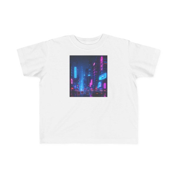 Cyberpunk Dreamscape - Toddler's Fine Jersey Tee