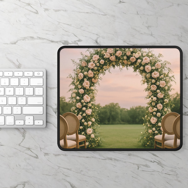 Ethereal Garden Bliss - Gaming Mouse Pad