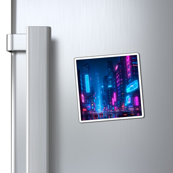 Cyberpunk Dreamscape - Magnets