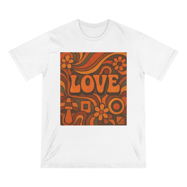 Groovy '70s Psychedelic Pop - Organic Staple T-shirt