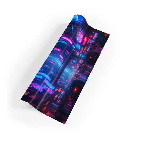 Cyberpunk Dreamscape - Gift Wrapping Paper Rolls, 1pc