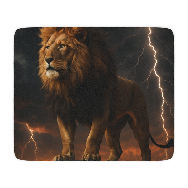 Unyielding Spirit - Tan Sherpa Blanket