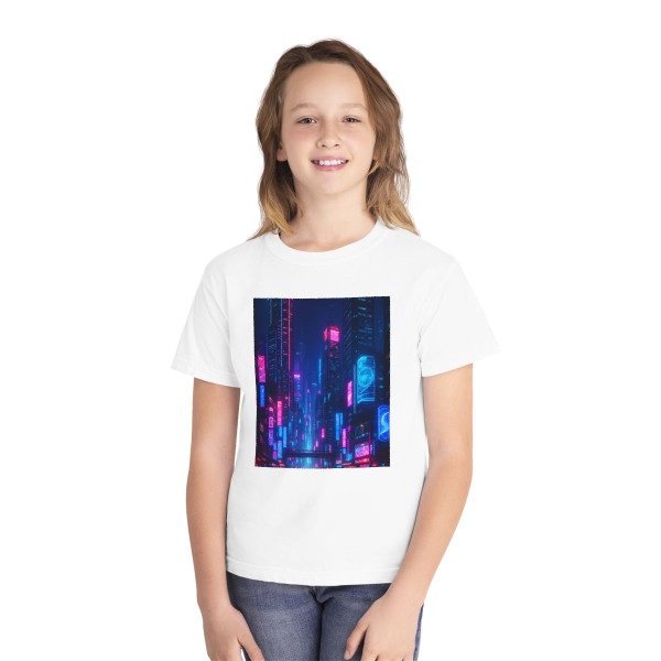 Cyberpunk Dreamscape - Youth Midweight Tee