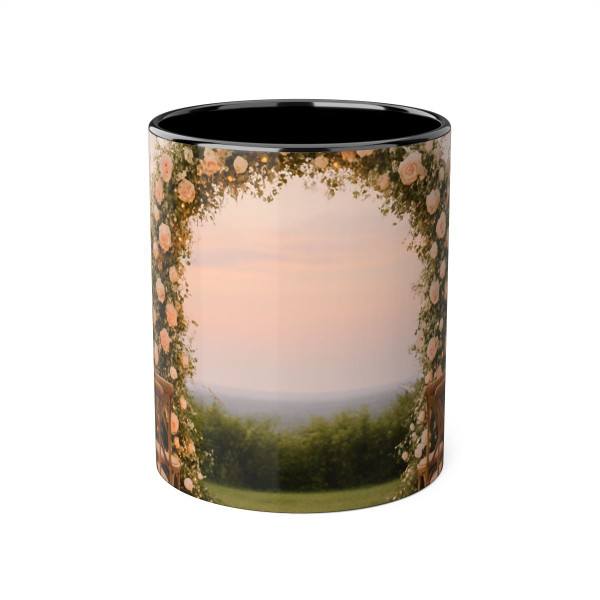Ethereal Garden Bliss - Accent Mugs, 11oz