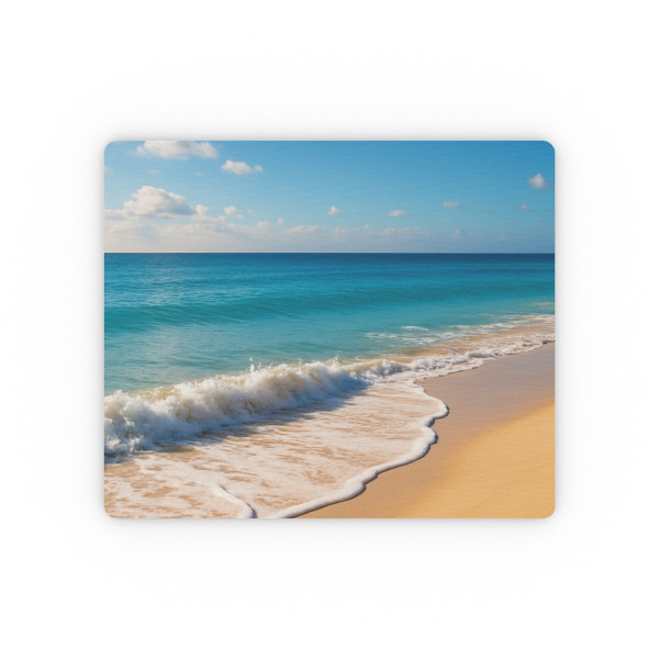 Serene Coastal Bliss - Rectangular Mouse Pad