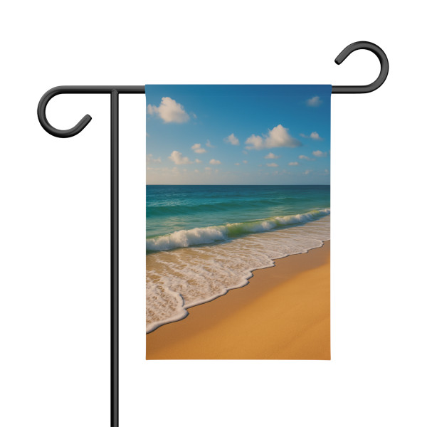 Serene Coastal Bliss - Garden Banner