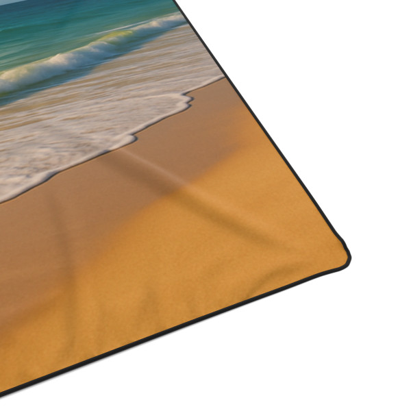 Serene Coastal Bliss - Polyester Blanket