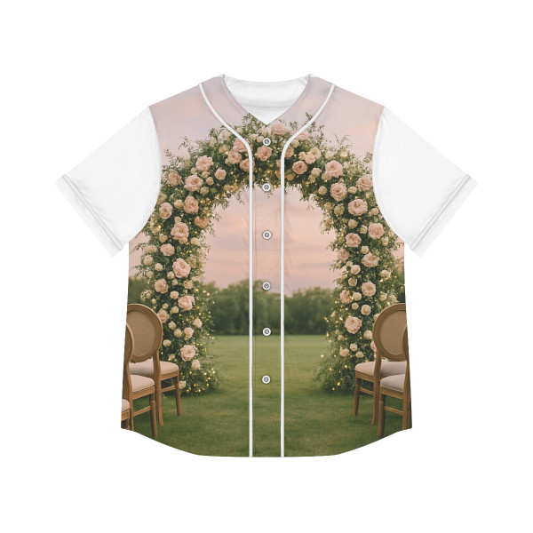 Ethereal Garden Bliss - Women's Baseball Jersey (AOP)