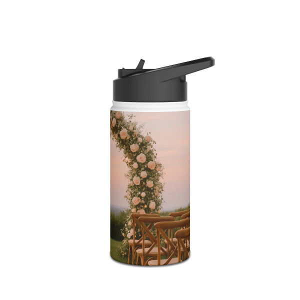 Ethereal Garden Bliss - Stainless Steel Water Bottle, Standard Lid