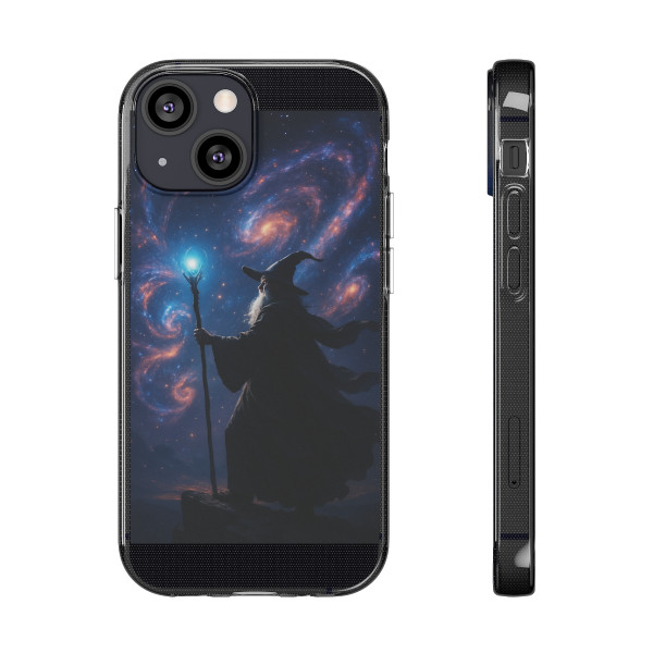Celestial Spellbinder - Clear Silicone Phone Cases