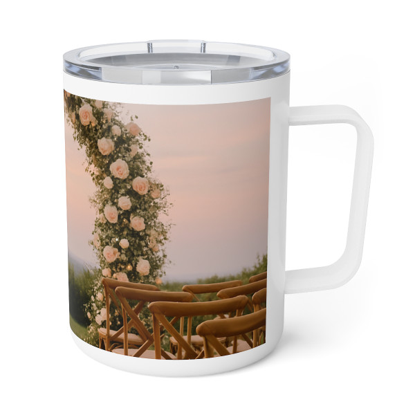 Ethereal Garden Bliss - Insulated Coffee Mug, 10oz 