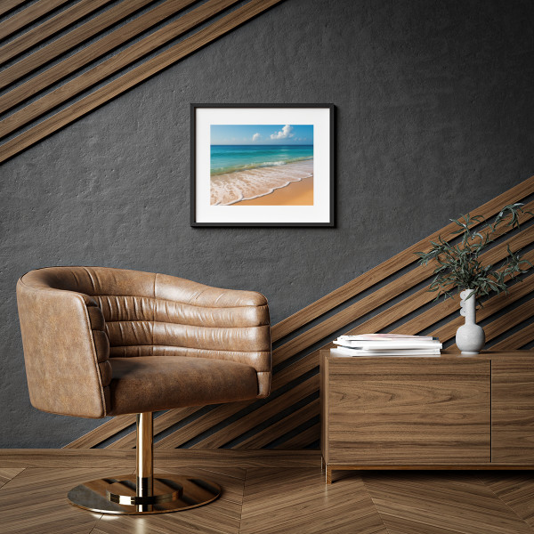 Serene Coastal Bliss - Framed Posters, Matte