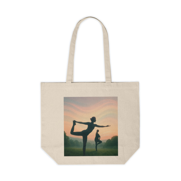 Serenity in Motion - Canvas Shopping Tote