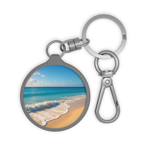 Serene Coastal Bliss - Keyring Tag