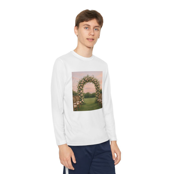 Ethereal Garden Bliss - Youth Long Sleeve Competitor Tee