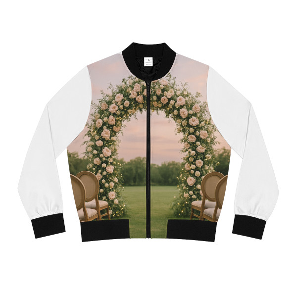 Ethereal Garden Bliss - Women's Bomber Jacket (AOP)