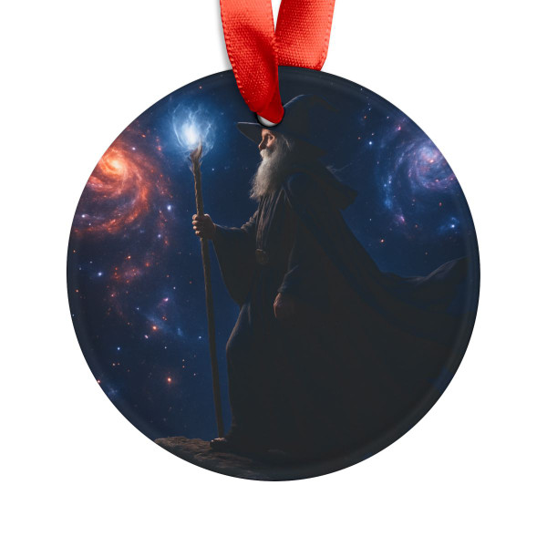 Celestial Spellbinder - Acrylic Ornament with Ribbon