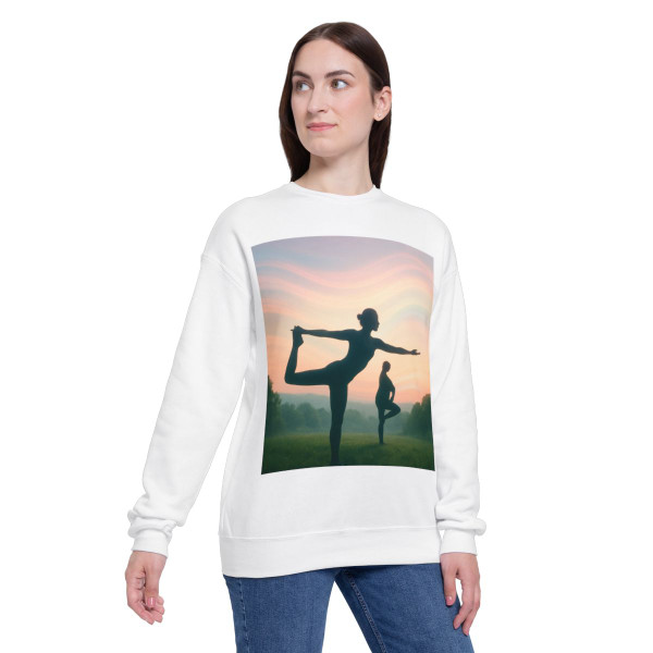 Serenity in Motion - Unisex Drop Shoulder Sweatshirt