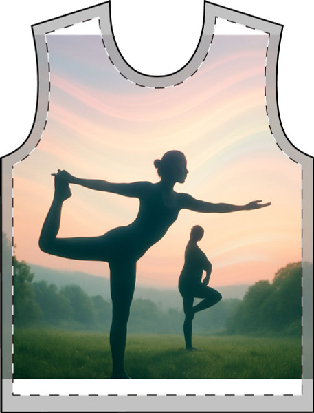 Serenity in Motion - Women's T-Shirt (AOP)