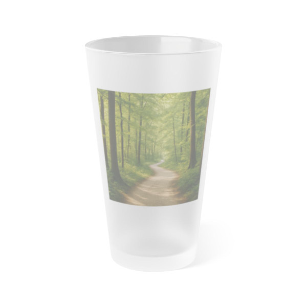 Path of Enlightenment - Frosted Pint Glass, 16oz