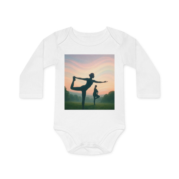 Serenity in Motion - Baby Long-Sleeve Organic Bodysuit