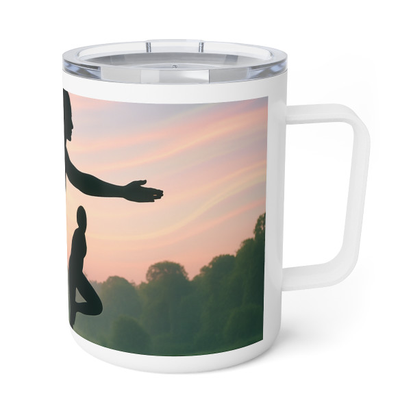 Serenity in Motion - Insulated Coffee Mug, 10oz 