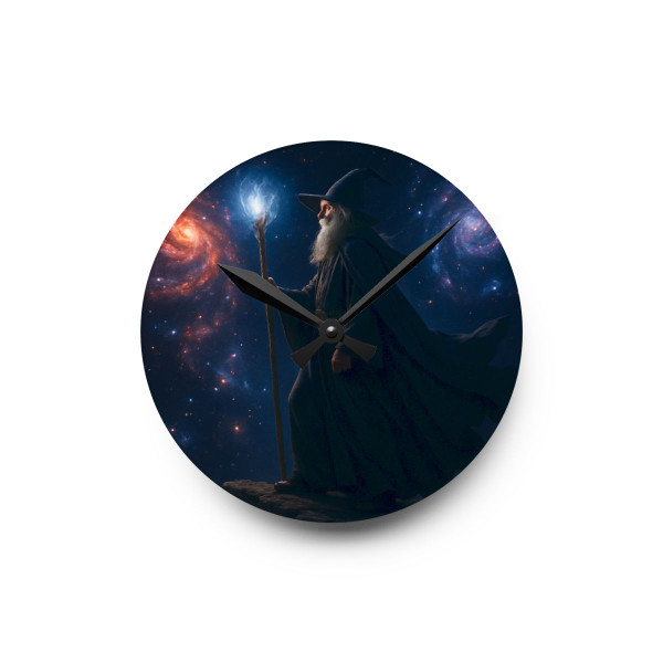 Celestial Spellbinder - Acrylic Wall Clock