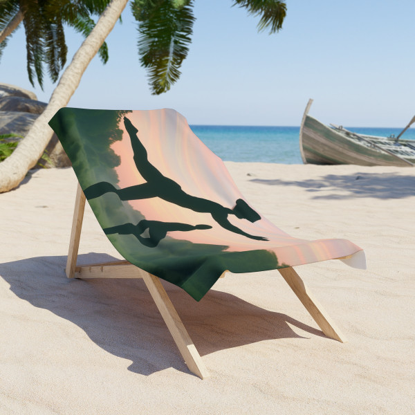 Serenity in Motion - Beach Towel