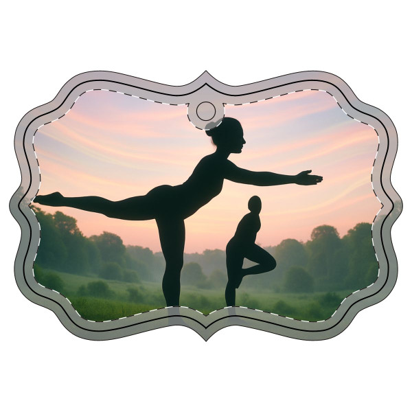 Serenity in Motion - Acrylic Ornament (Multi-depth)