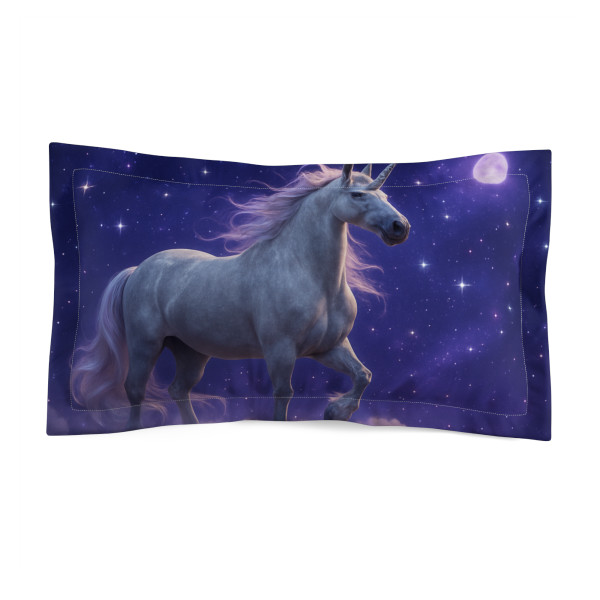 Celestial Unicorn Dreams - Microfiber Pillow Sham