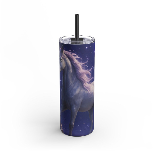 Celestial Unicorn Dreams - Maars Maker Skinny Matte Tumbler, 20oz