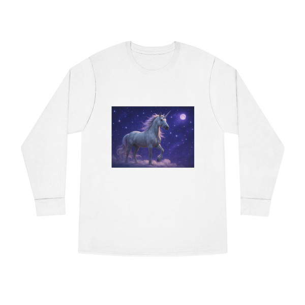 Celestial Unicorn Dreams - Long Sleeve Crewneck Tee