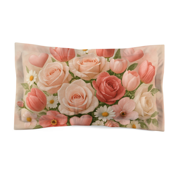 Love in Bloom - Microfiber Pillow Sham