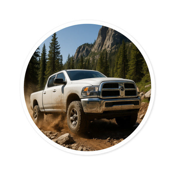 Mountain Beast - Round Stickers, Indoor\Outdoor