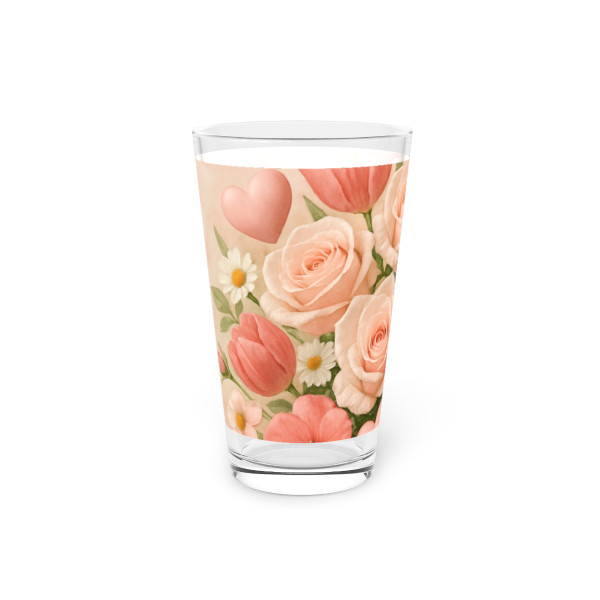 Love in Bloom - Pint Glass, 16oz