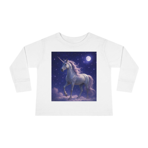 Celestial Unicorn Dreams - Toddler Long Sleeve Tee