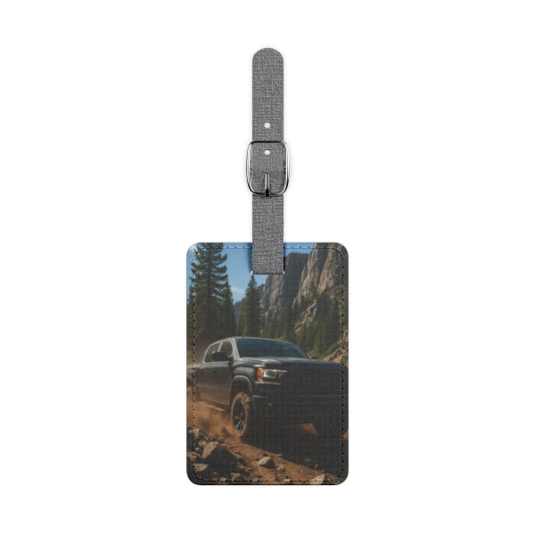 Mountain Beast - Saffiano Polyester Luggage Tag, Rectangle